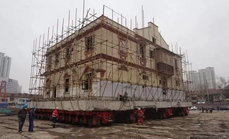 平移動(dòng)老建筑，傾角傳感器起到關(guān)鍵作用